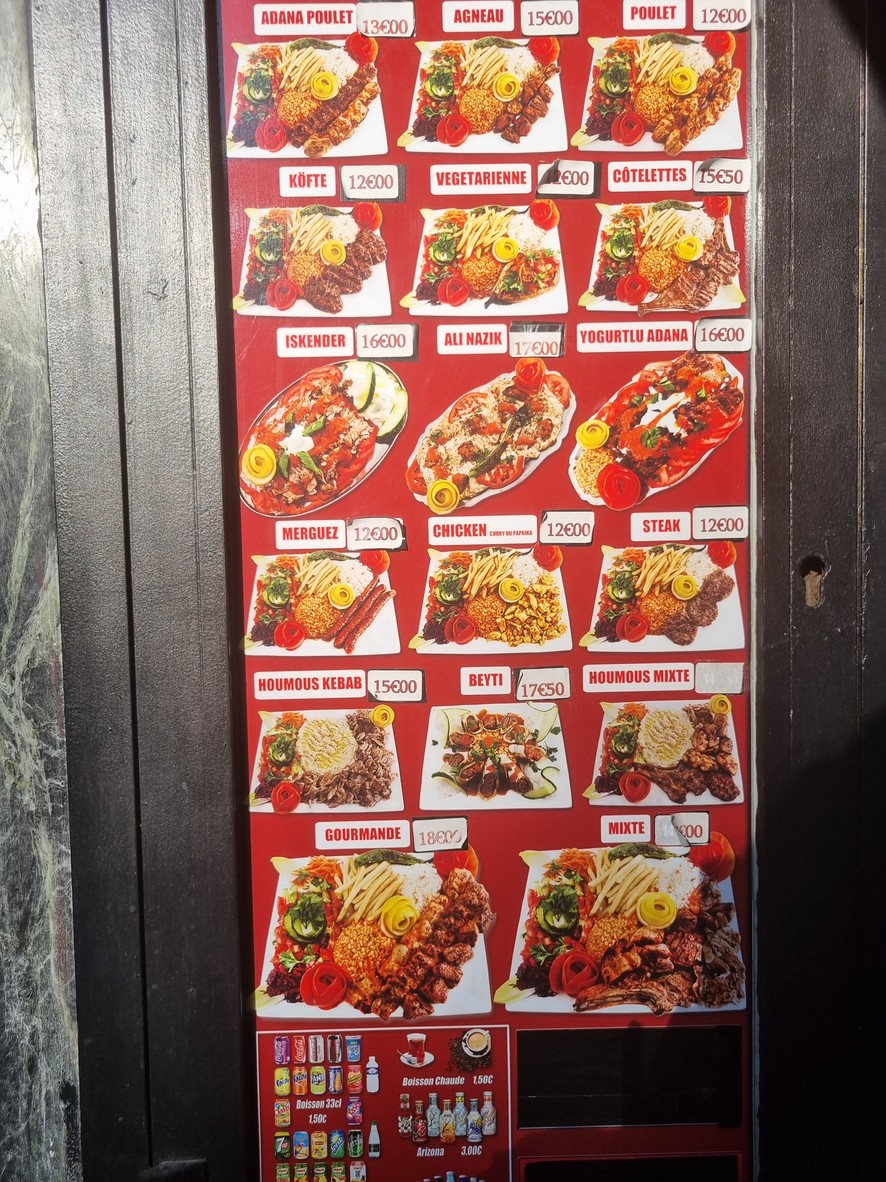 Restaurant Adana menu 1