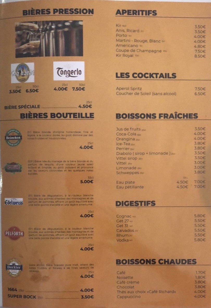 Le Mocca menu 5