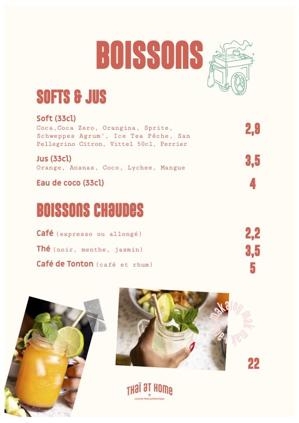 Thai at Home Batignolles menu 3