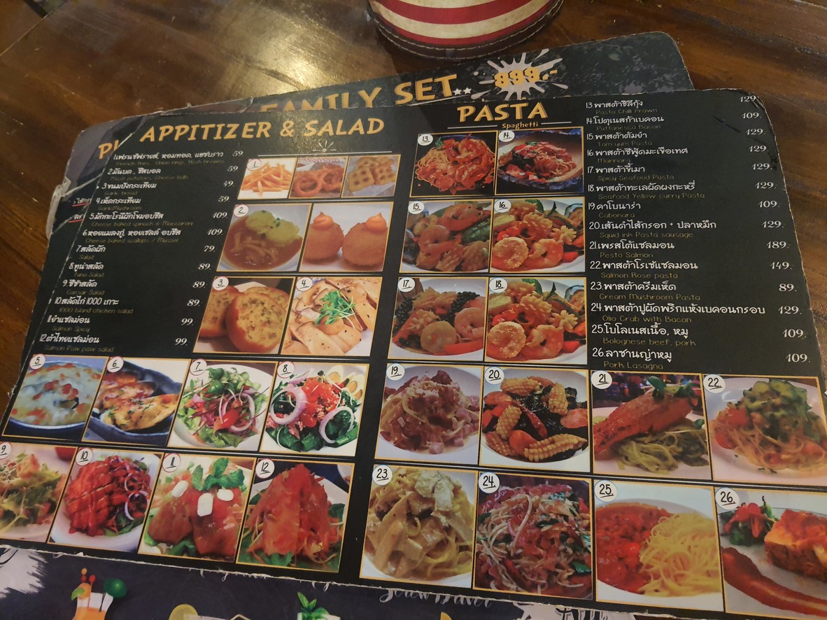 Urban Street menu 1