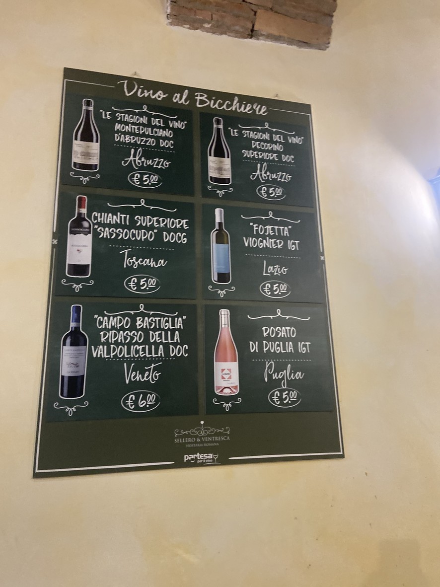 Sellero e Ventresca Due Hosteria Romana menu 3