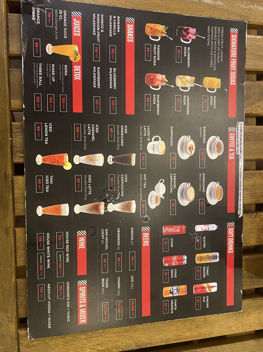 Lucky 13 Sandwich Sukhumvit Soi 50, Saf Residence, Bangkok menu 3