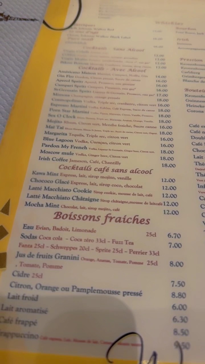 Le Wilson menu 4