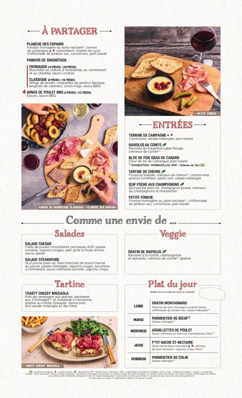 Hippopotamus menu 1