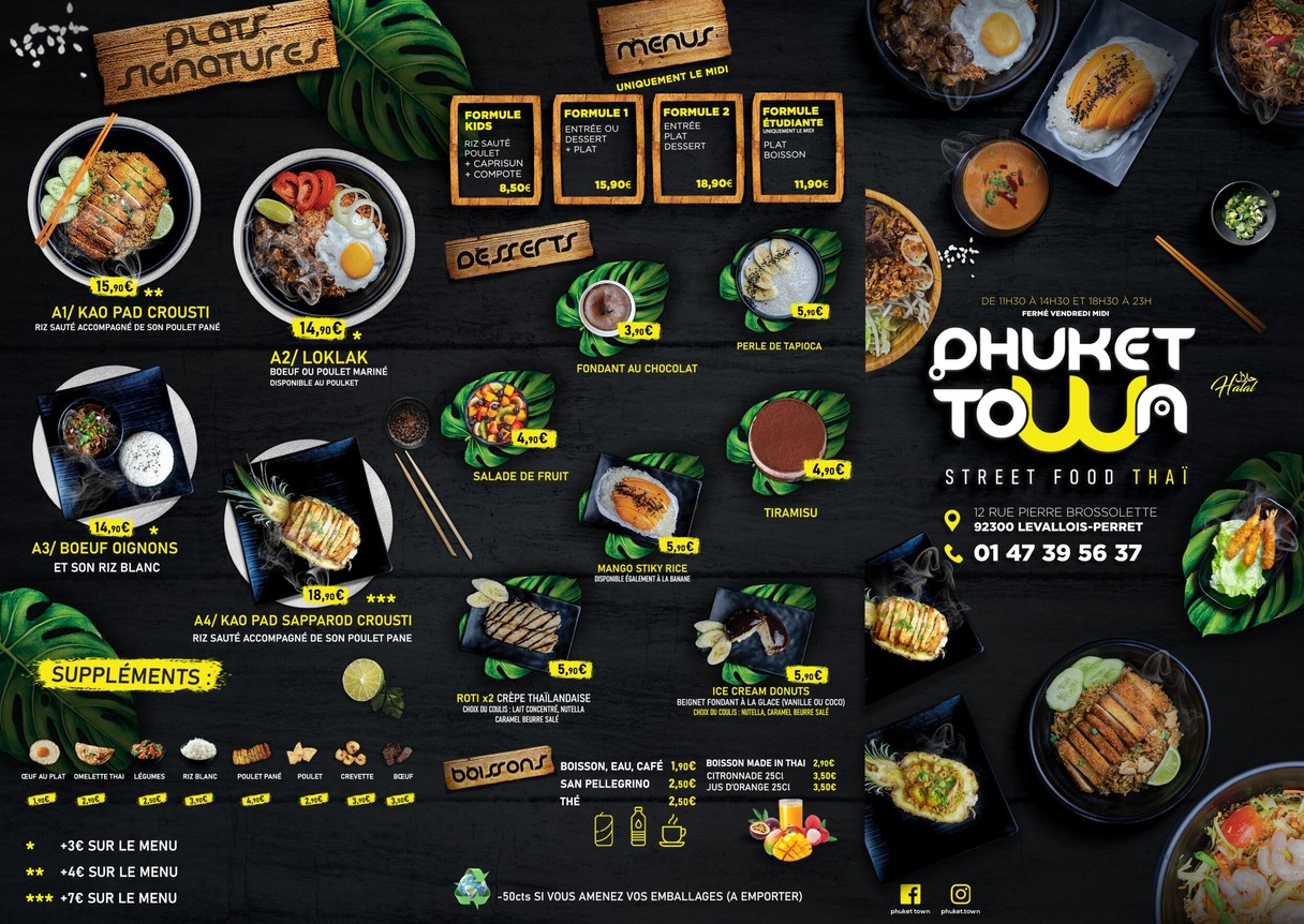 Phuket town menu 2