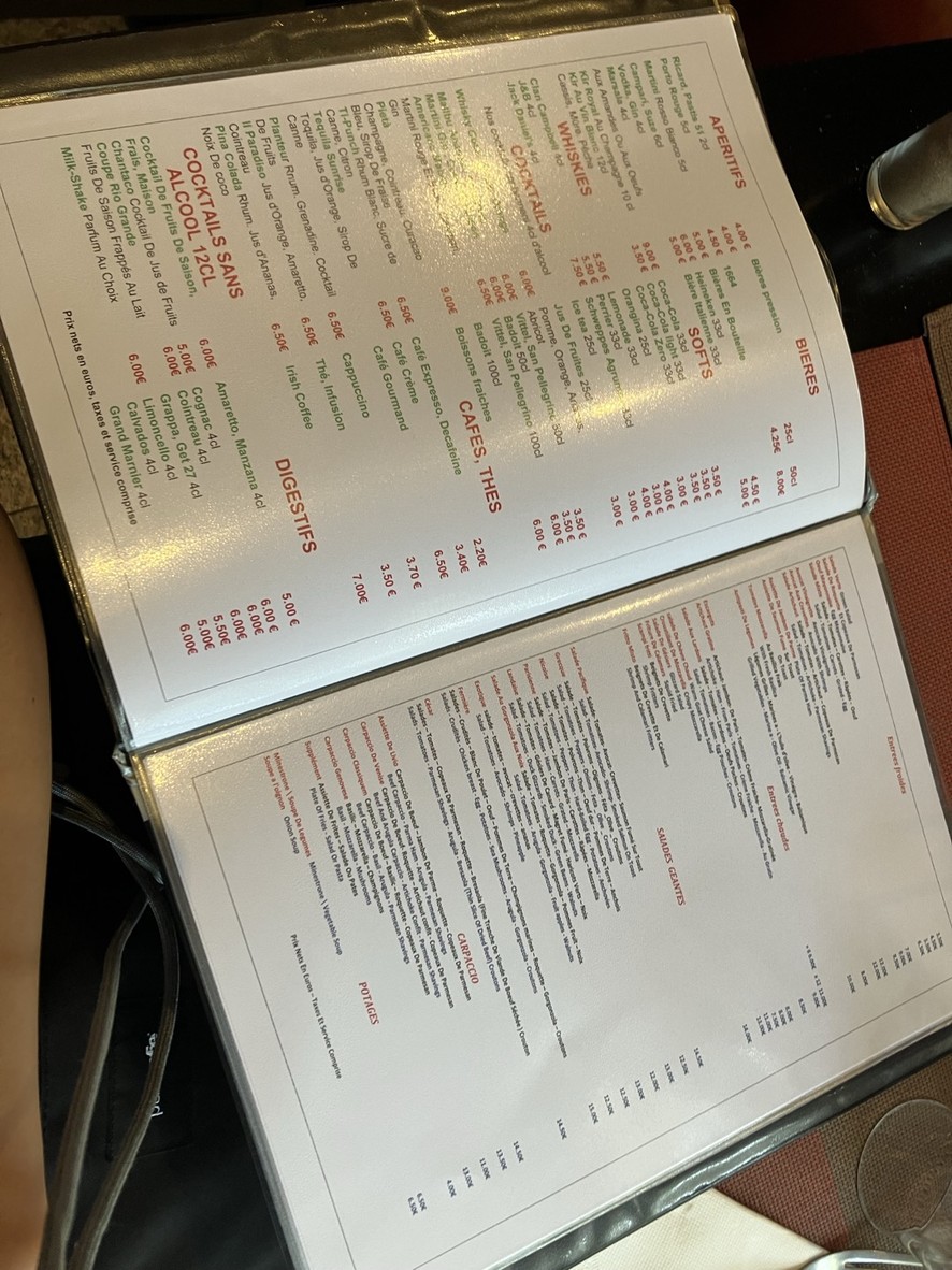 Restaurant Italien "La Pietà" menu 3