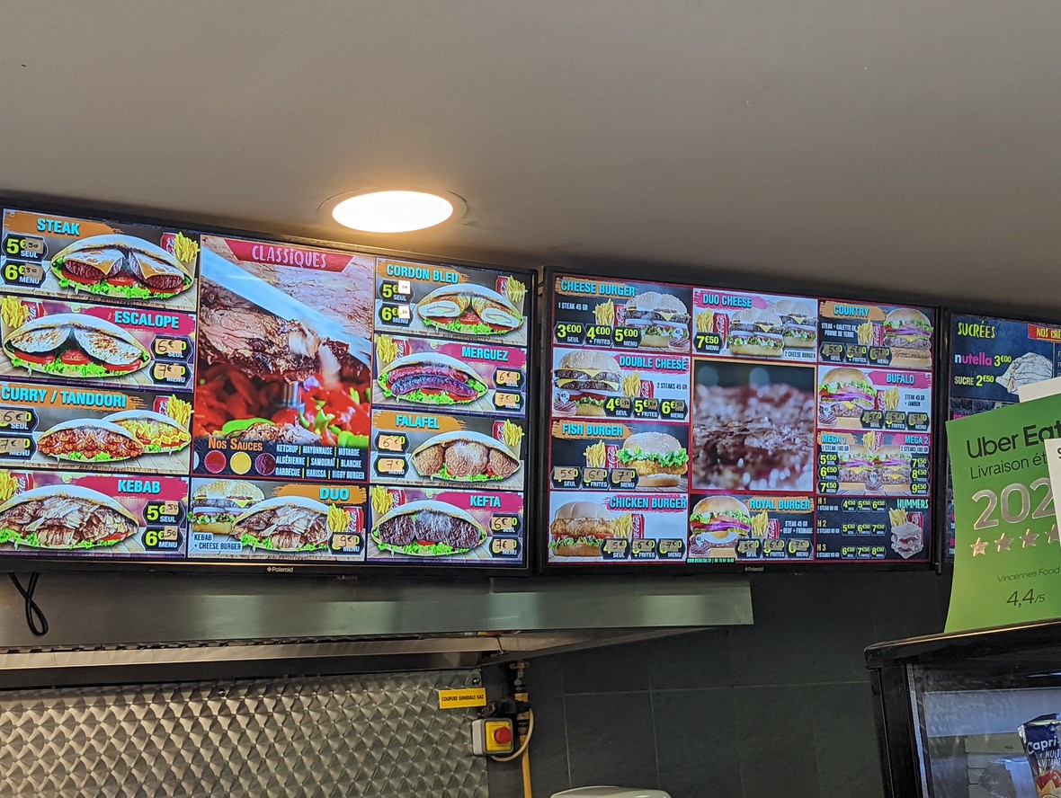 Vincennes Food menu 4