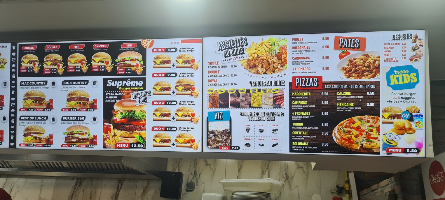 Vincennes Food menu 7