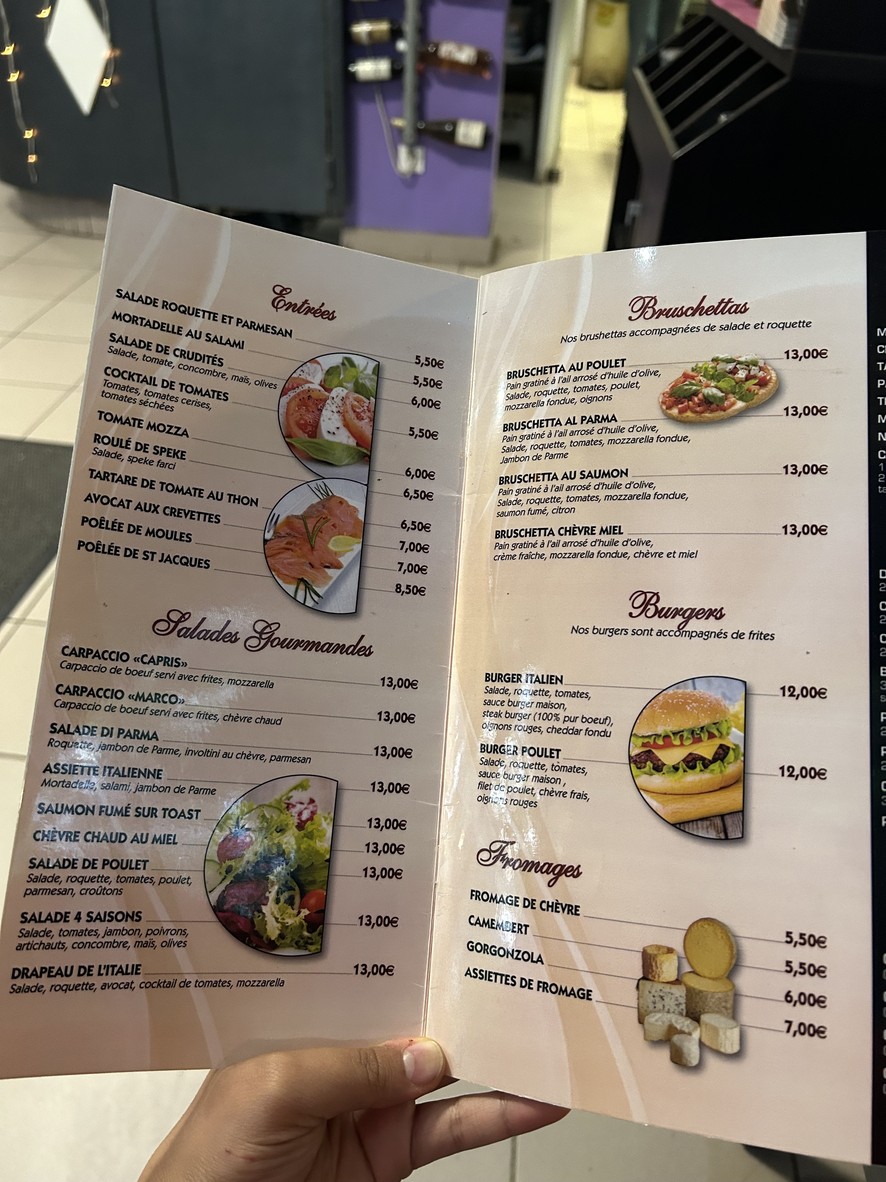Chez Marco menu 2