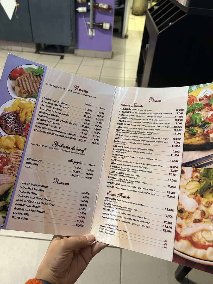 Chez Marco menu 3