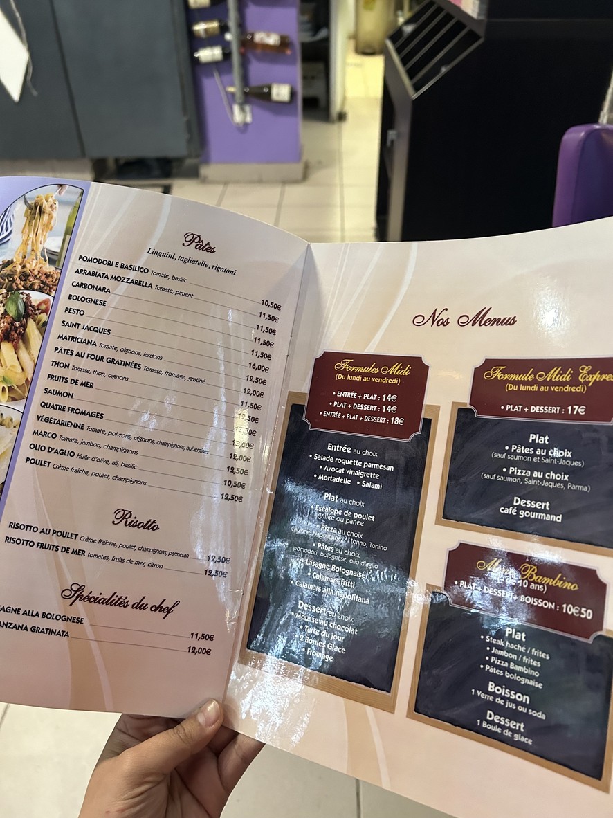 Chez Marco menu 4