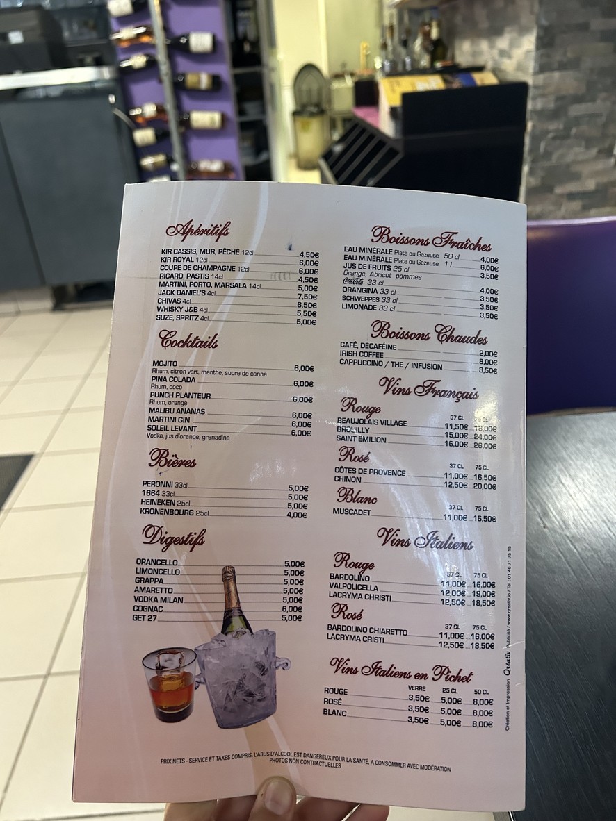 Chez Marco menu 5