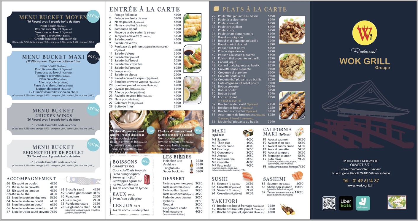 Wok Grill-Vitry menu 1