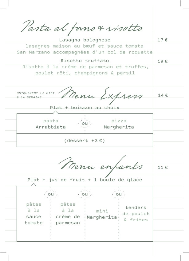 CASA DI MARCO Deuil-la-Barre menu 5