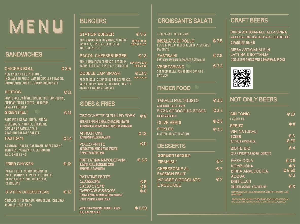 Luppolo Station menu 1