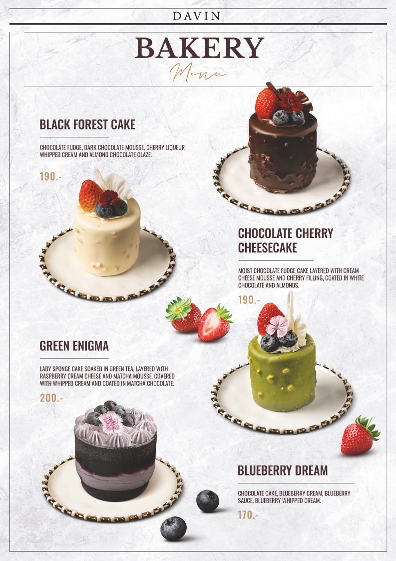 Davin Cafe menu 4