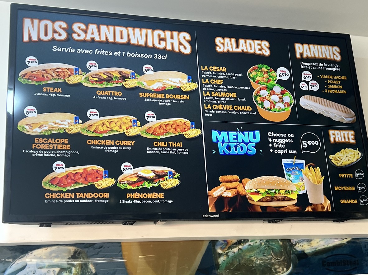 Best Pizza & Burger MONTREUIL menu 2