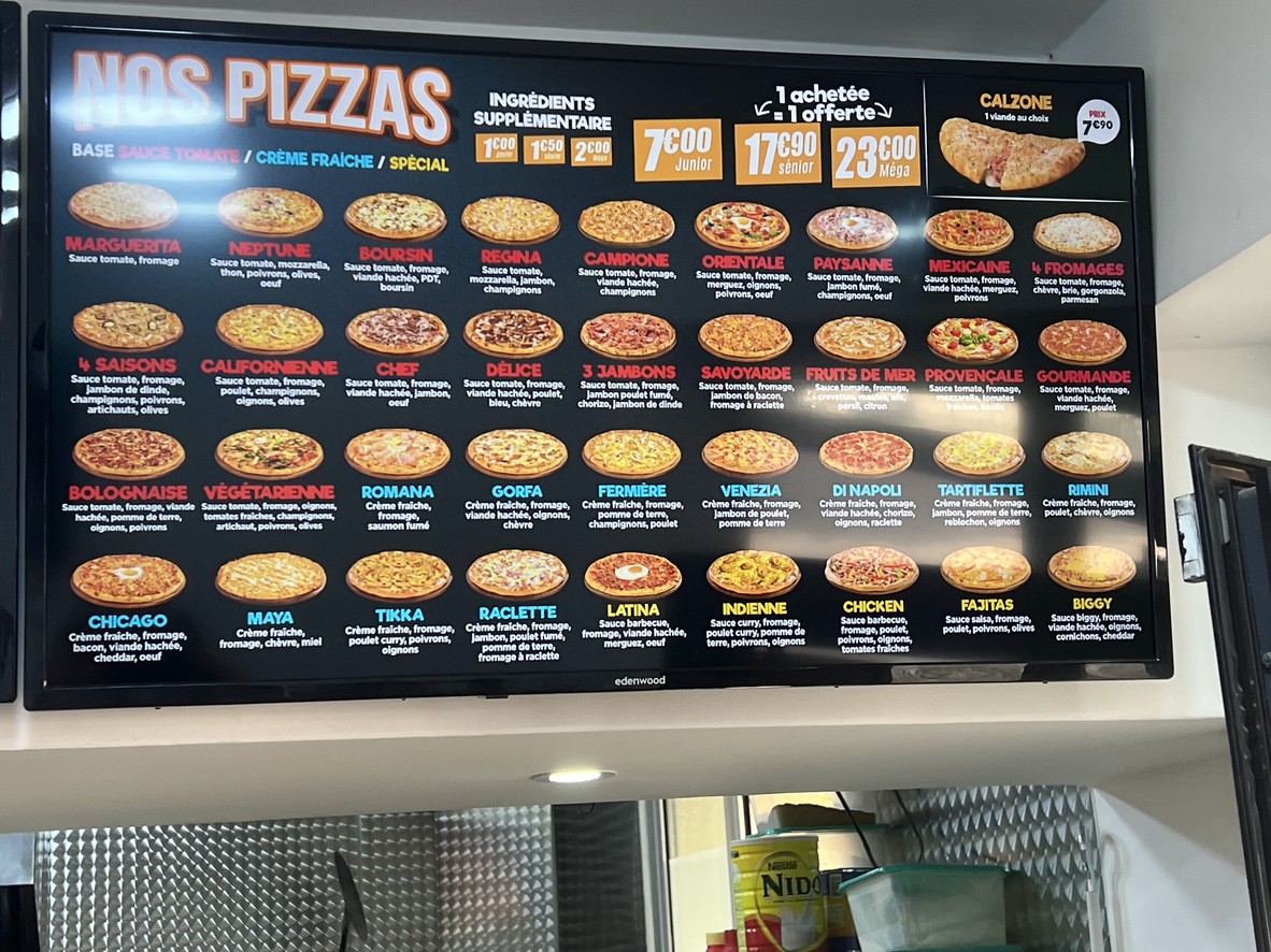 Best Pizza & Burger MONTREUIL menu 3