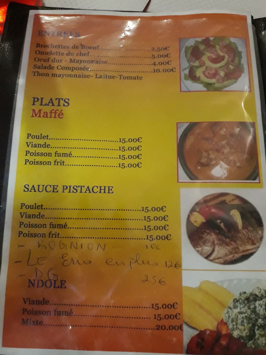 Restaurant Chez Mich menu 2