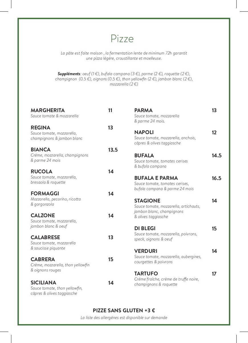 Gemini Boulogne menu 3
