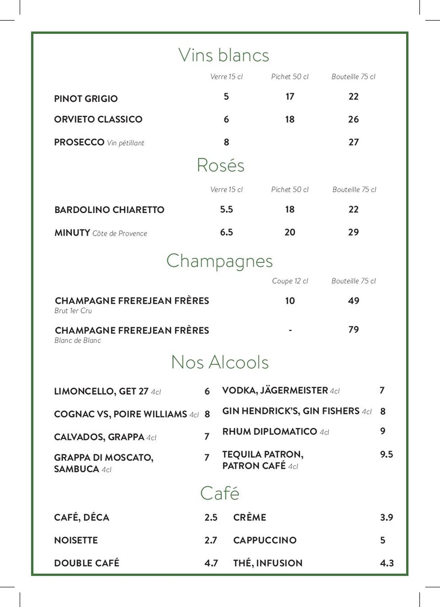 Gemini Boulogne menu 7