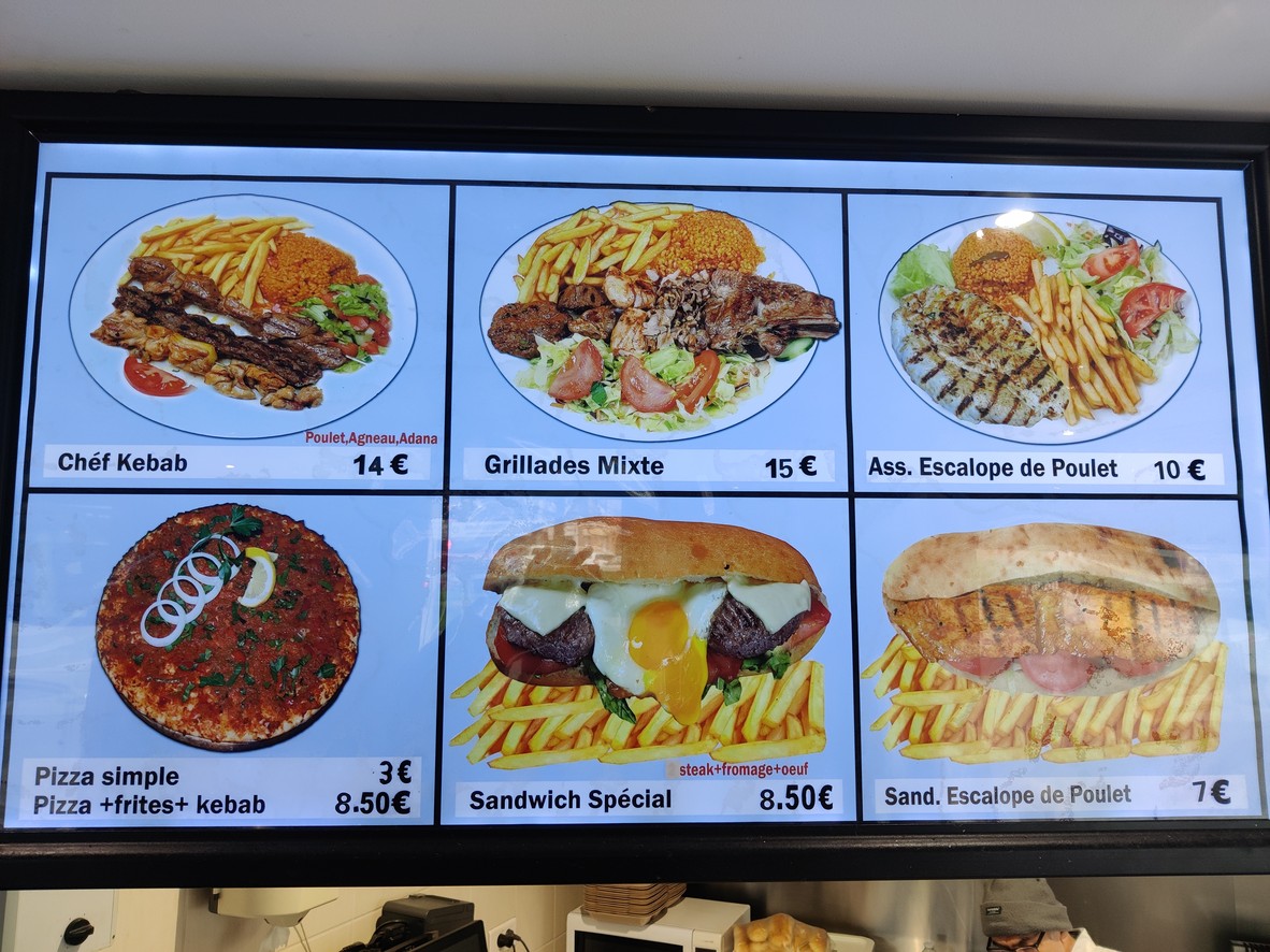 Restaurant Le Courtois Café menu 1