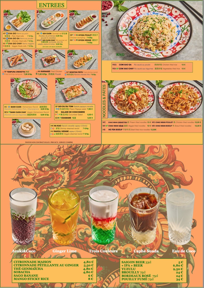 BÚN CÀPHÊ (Pho 168) 🇻🇳 menu 2