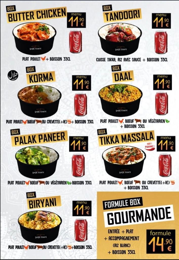 Sher khan menu 2
