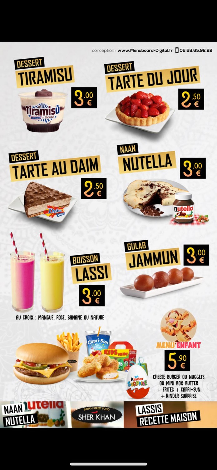 Sher khan menu 4