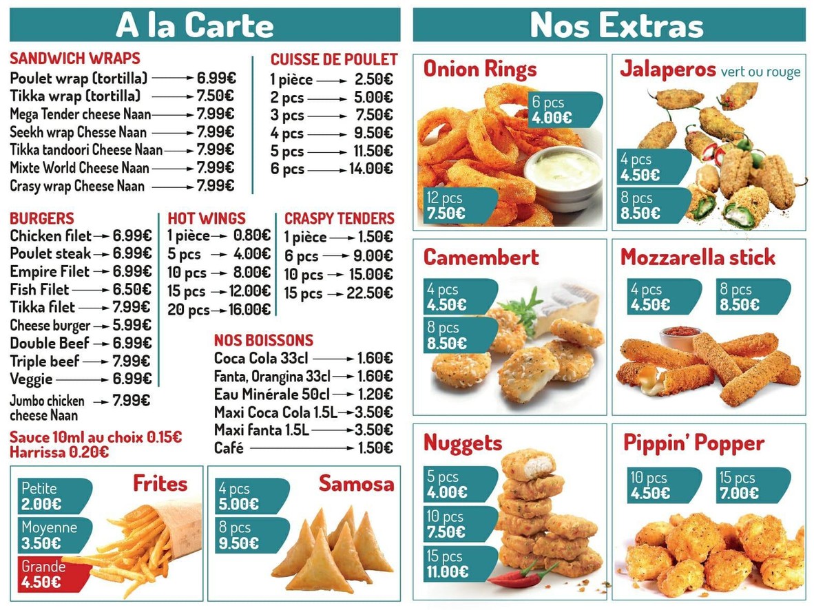 Chicken World menu 6