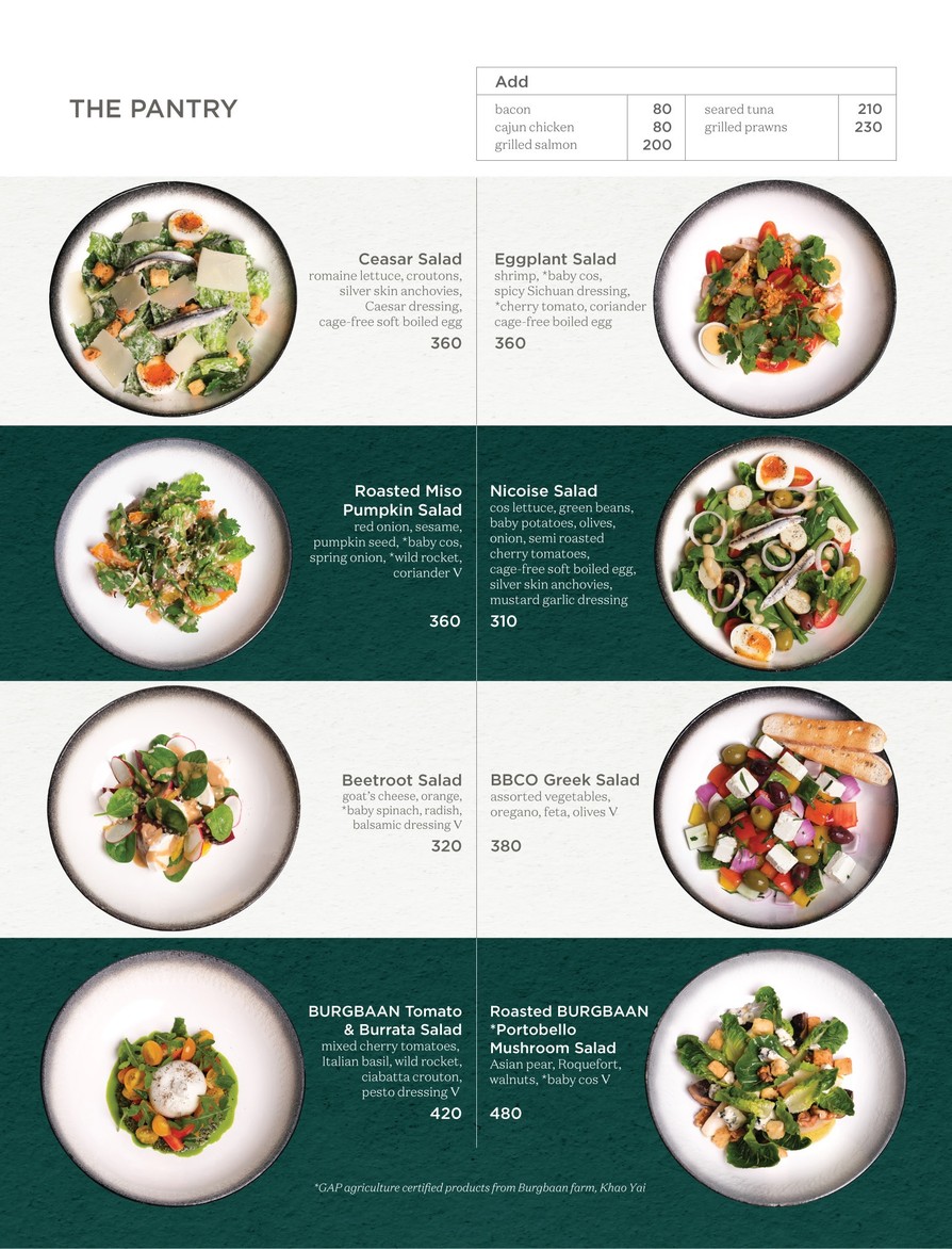 Bangkok Baking Company/BBCO menu 2