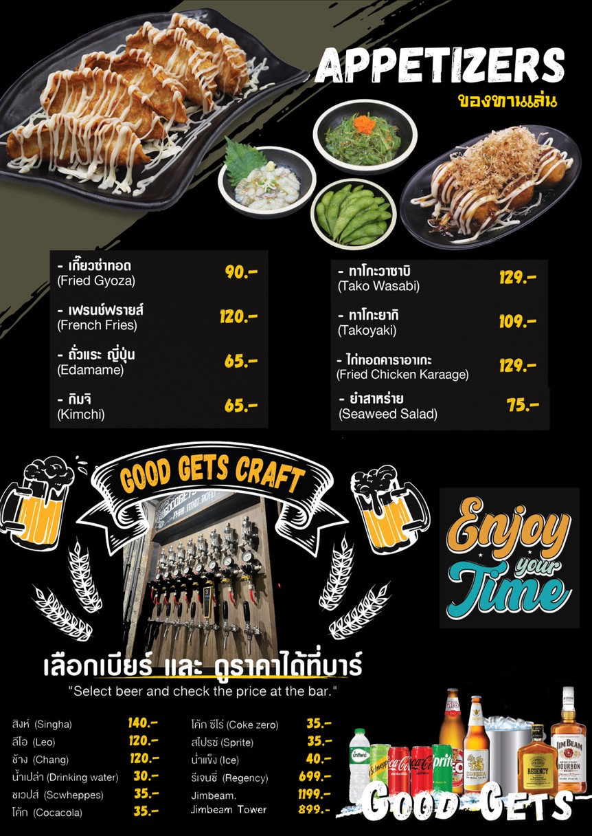 古德格茨炸猪排与精酿啤酒 menu 1