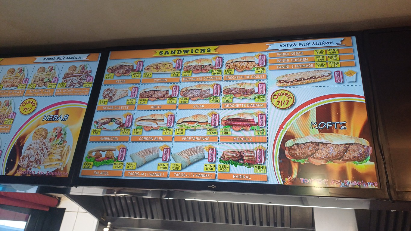Restaurant Istanbul Grillades Kebab II menu 2