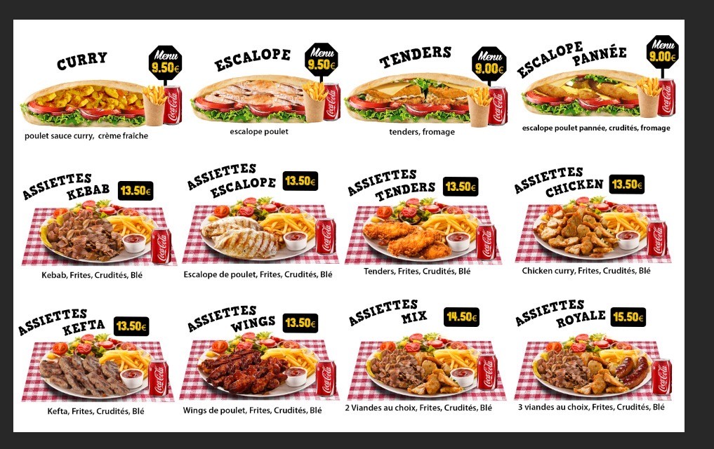 Le Ben's menu 3