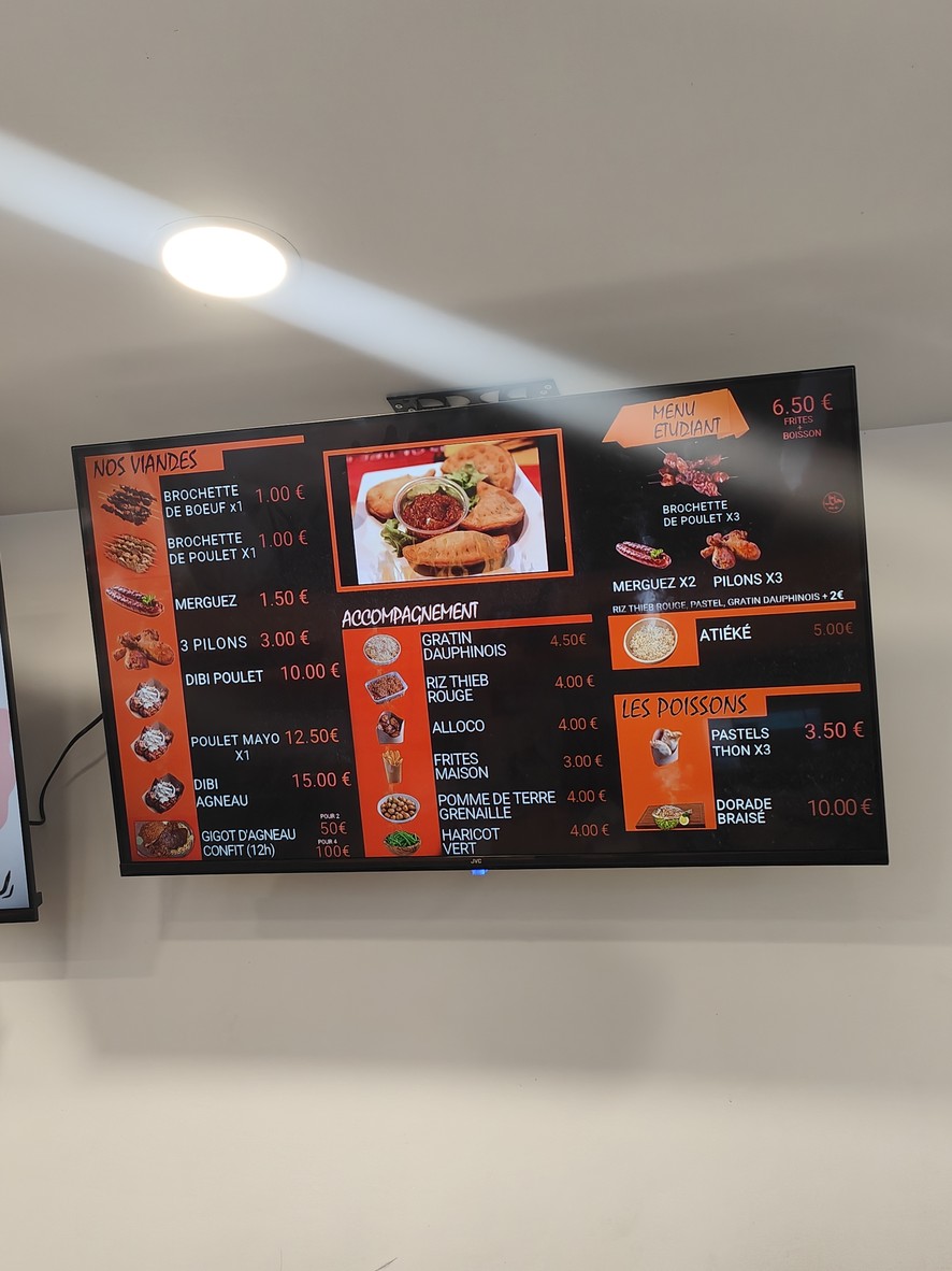 O GRILLADES FUMEES menu 1