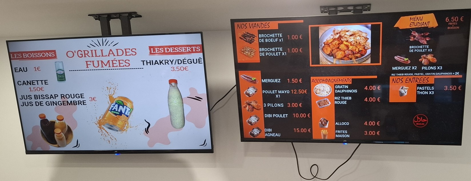 O GRILLADES FUMEES menu 2