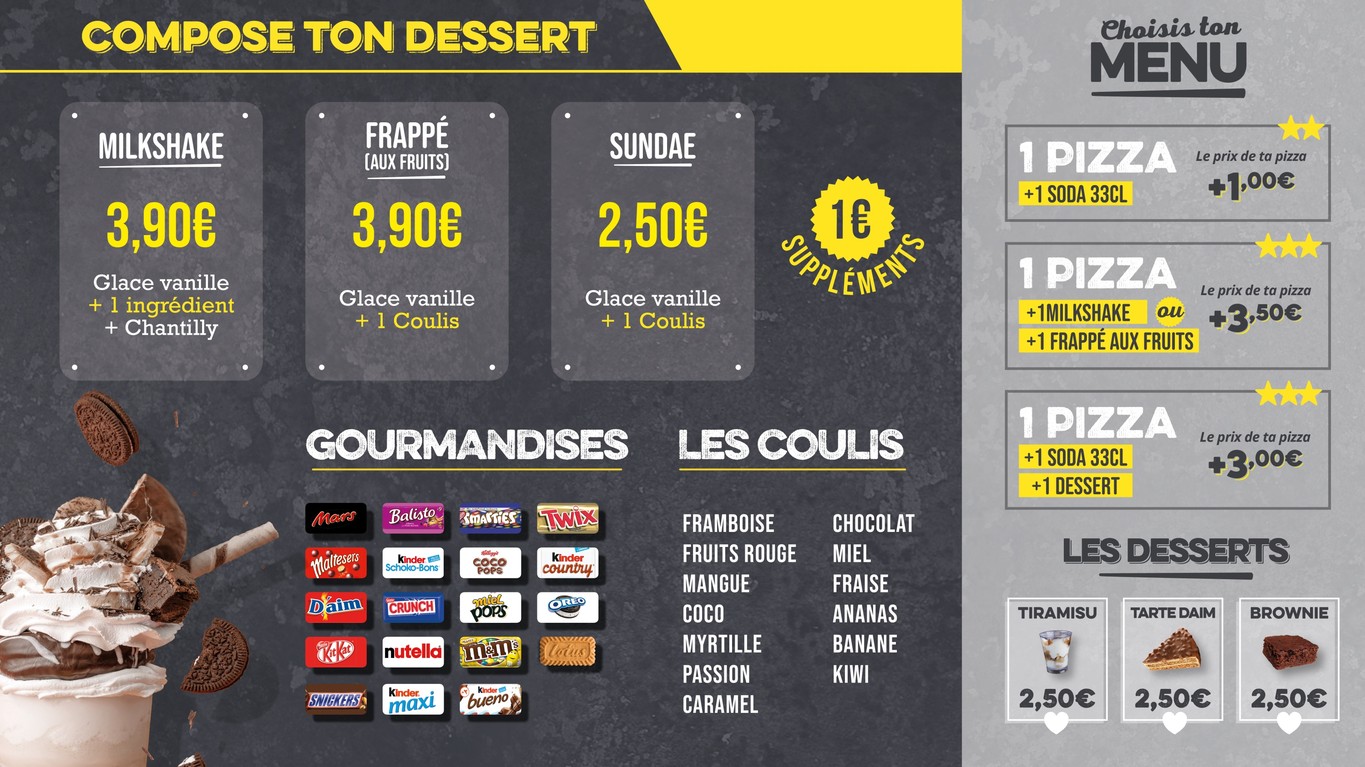 Five Pizza Original - Clichy menu 4