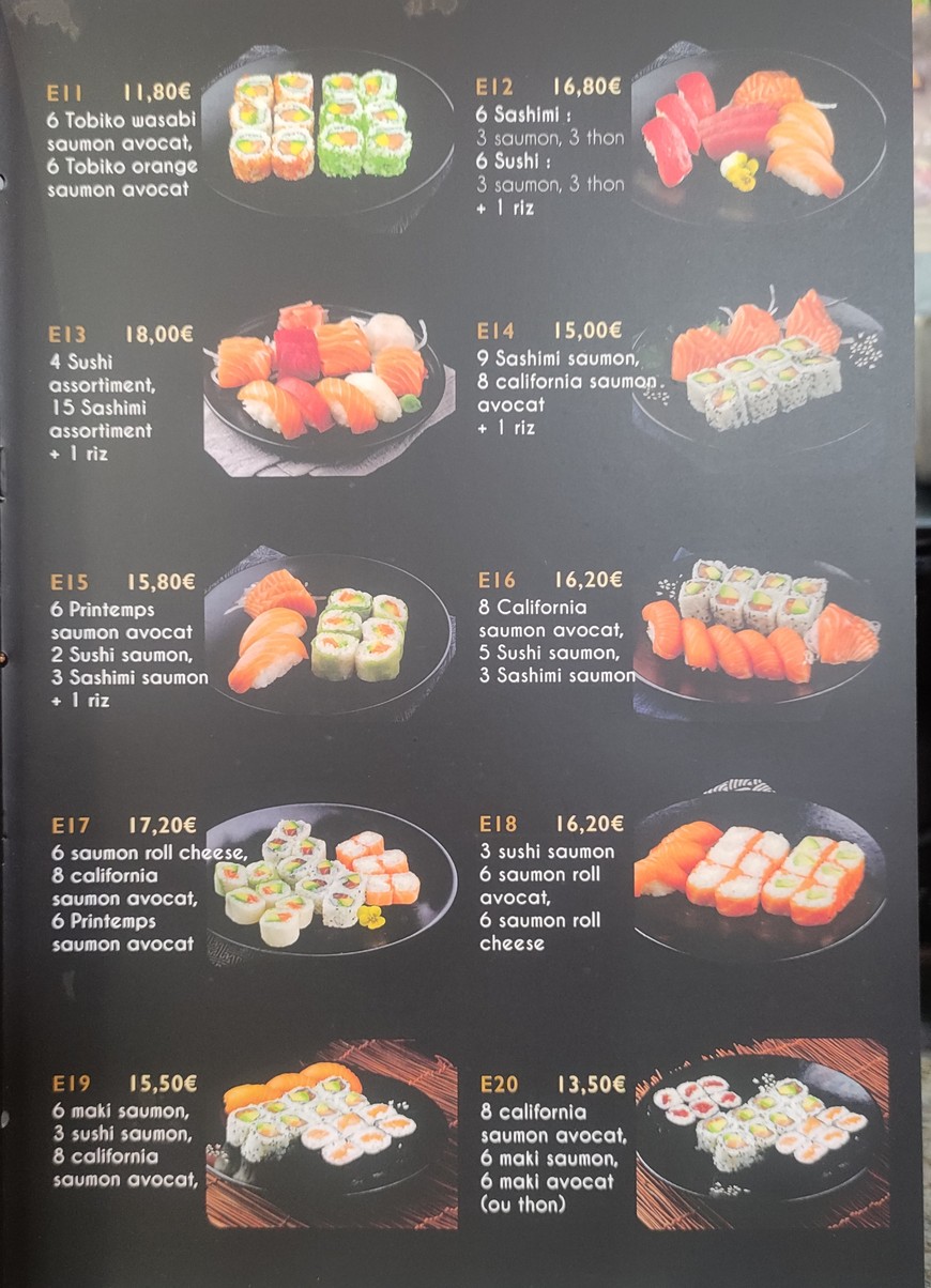 Yami Sushi 94 menu 5