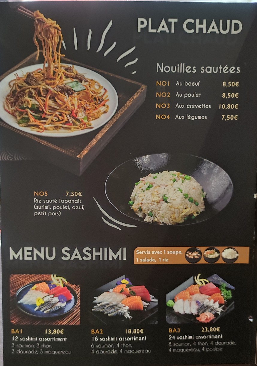 Yami Sushi 94 menu 7