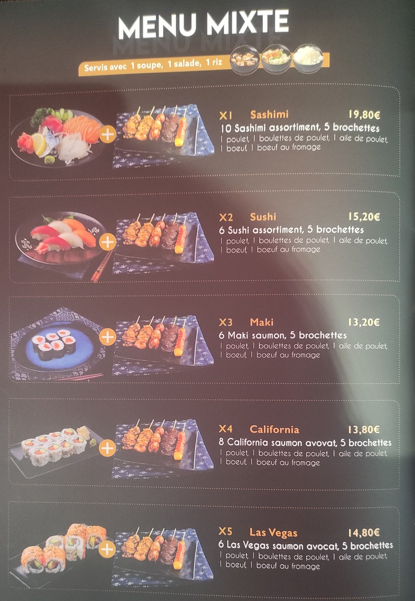 Yami Sushi 94 menu 9