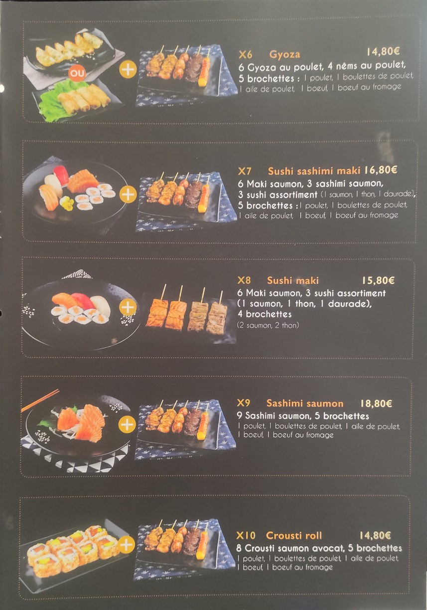 Yami Sushi 94 menu 10