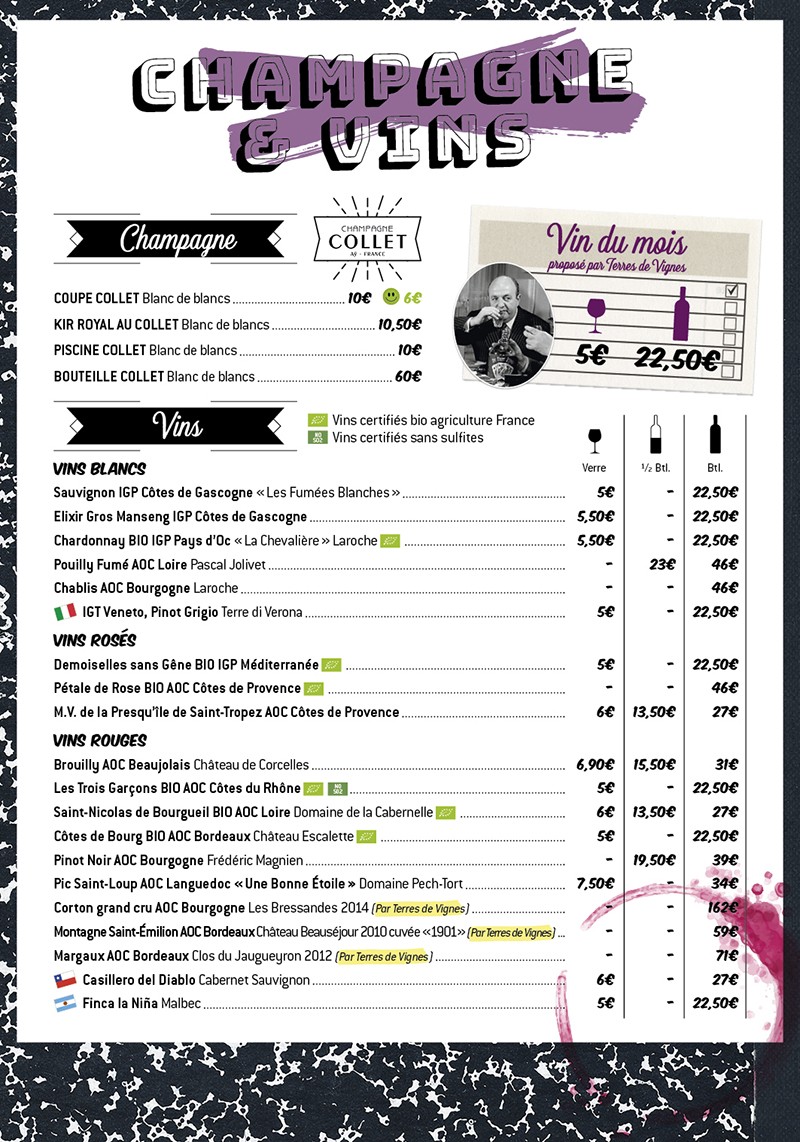 لا ميزون مونتمورنسي menu 4