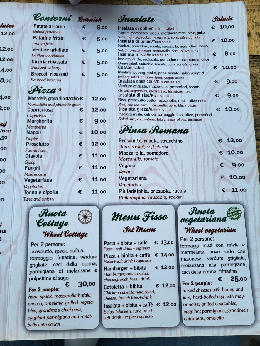Caffè Roma Antica Enoteca menu 3