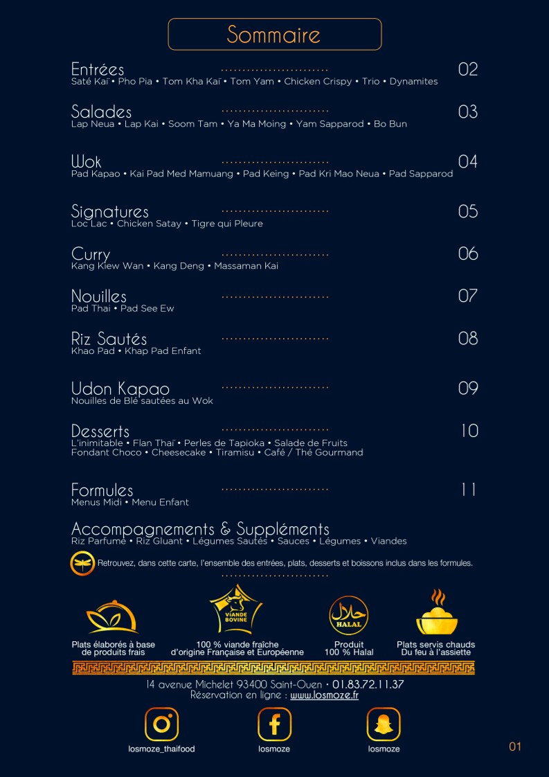 OSMOZE 🇹🇭 正宗泰式料理 menu 1