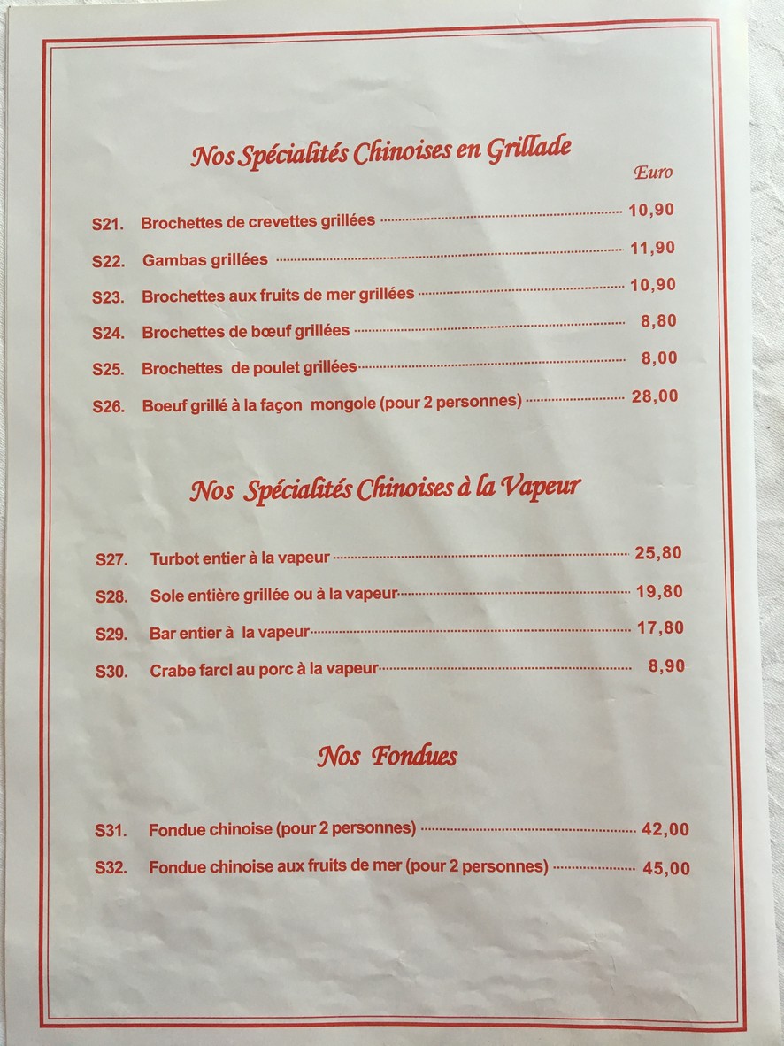 Jardin d'Asie menu 8