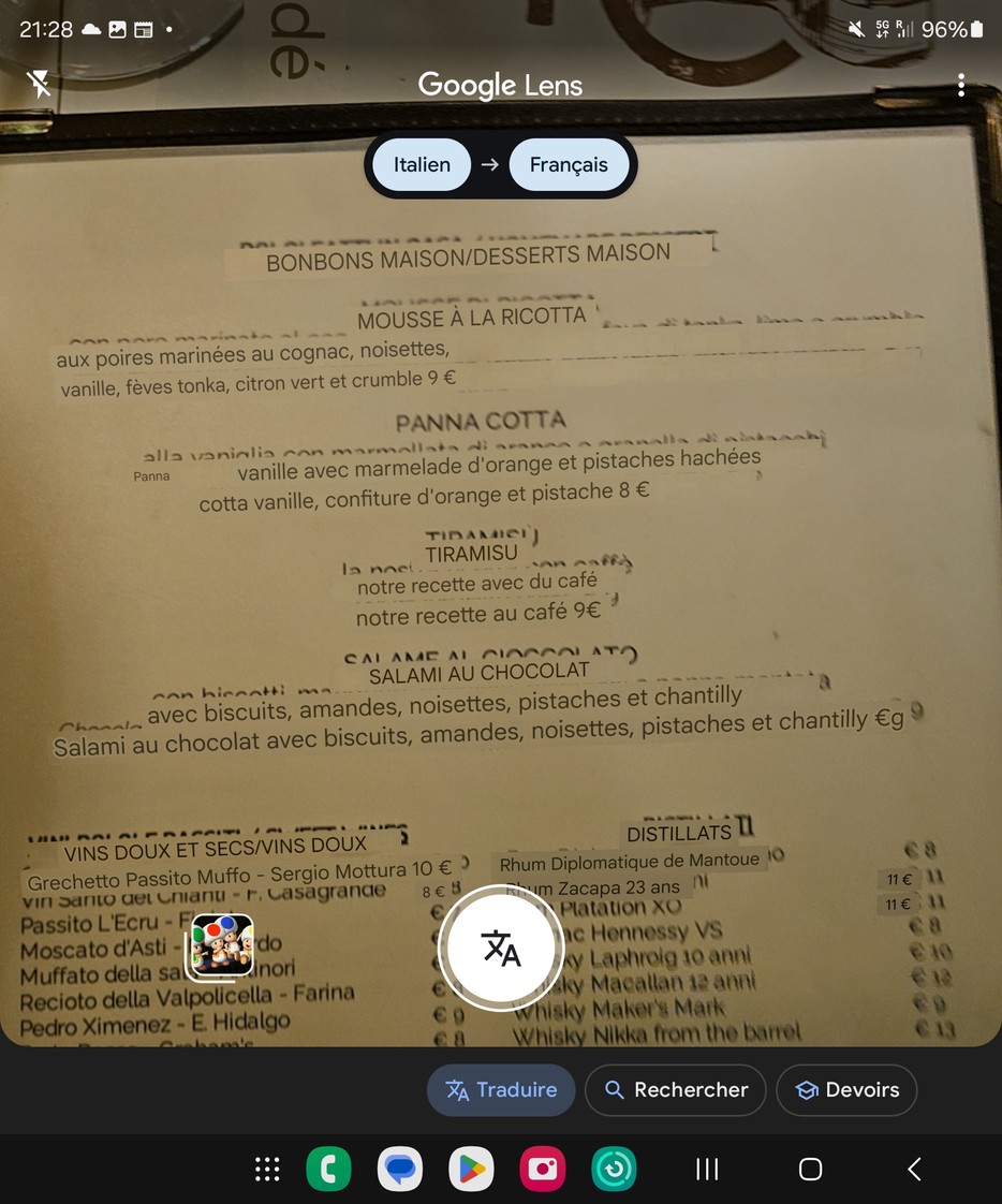 ADESSO Osteria Moderna menu 4