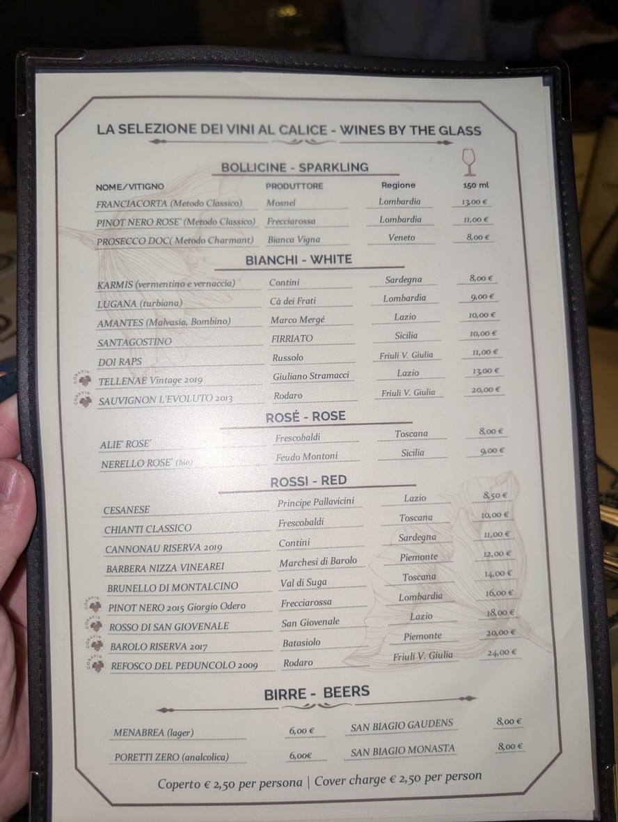 ADESSO Osteria Moderna menu 5