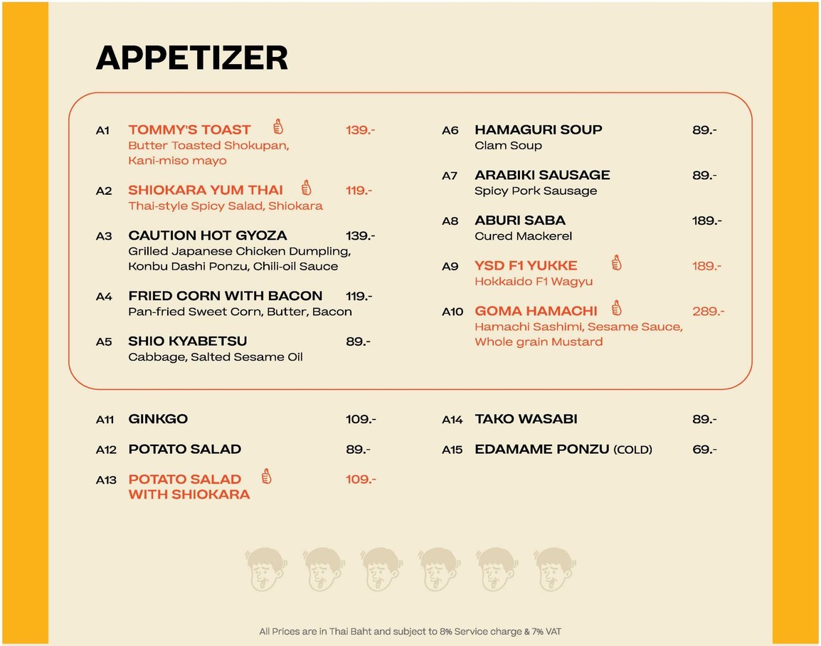 Why So Delicious - YSD.bkk menu 1