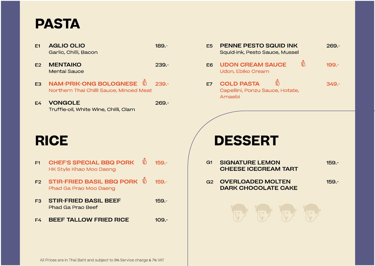 Why So Delicious - YSD.bkk menu 3