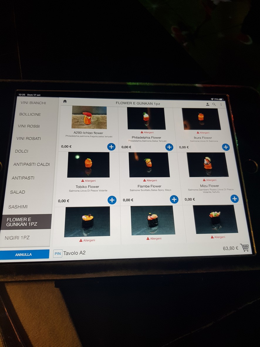 Mizu Sushi menu 5